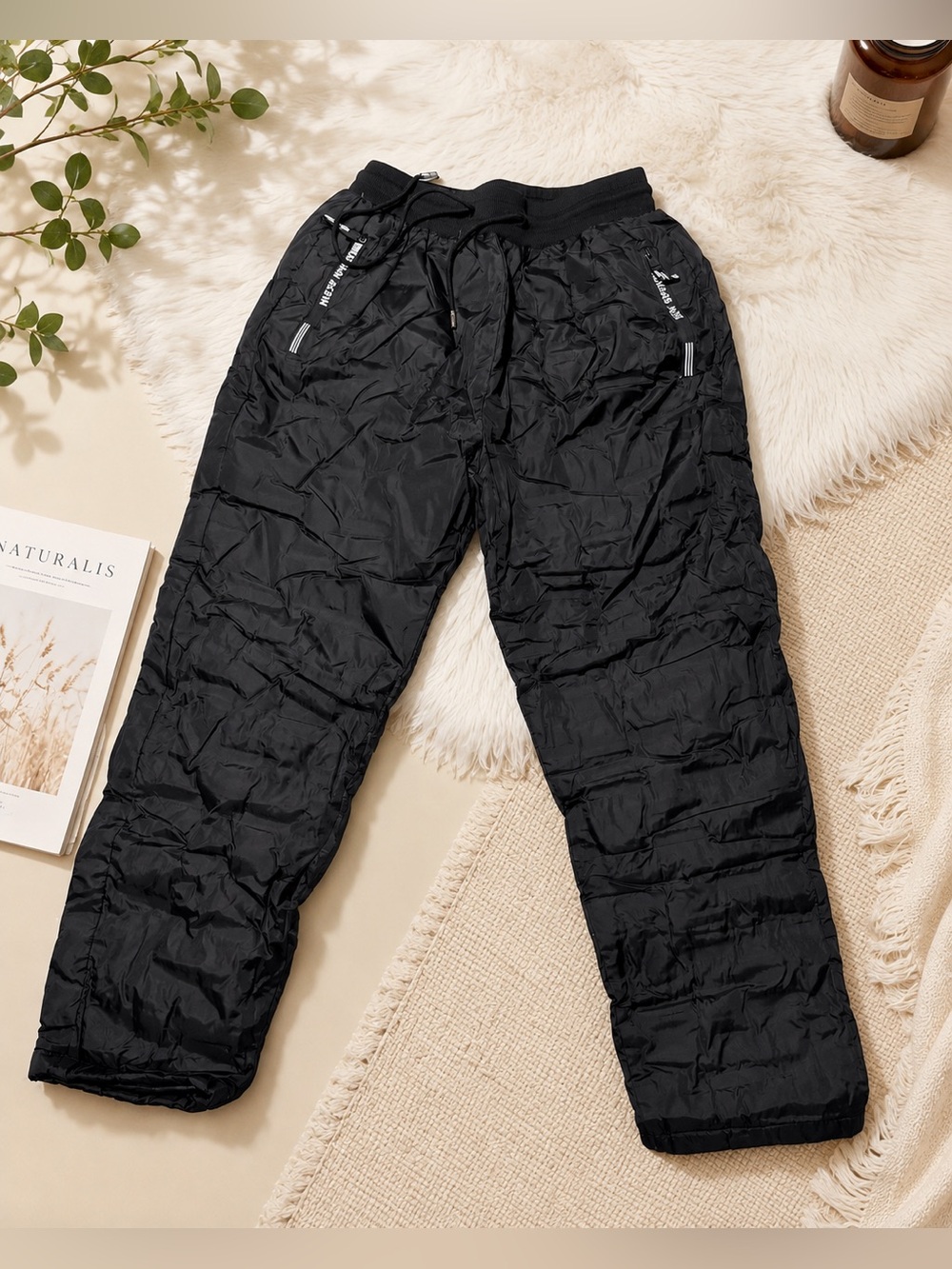 Men’s Winter Pants, Warm, Padded, Lightweight, Snow Pants